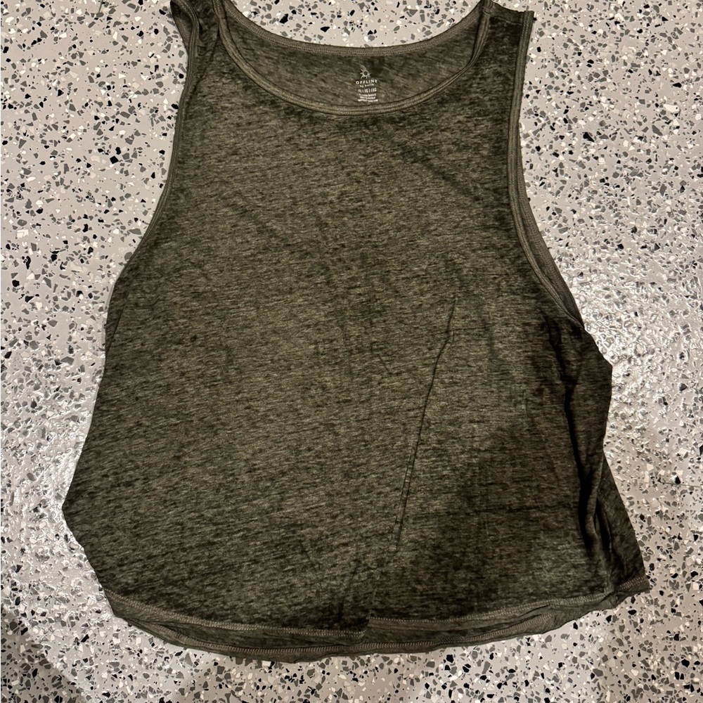 Aerie Green Tank Top